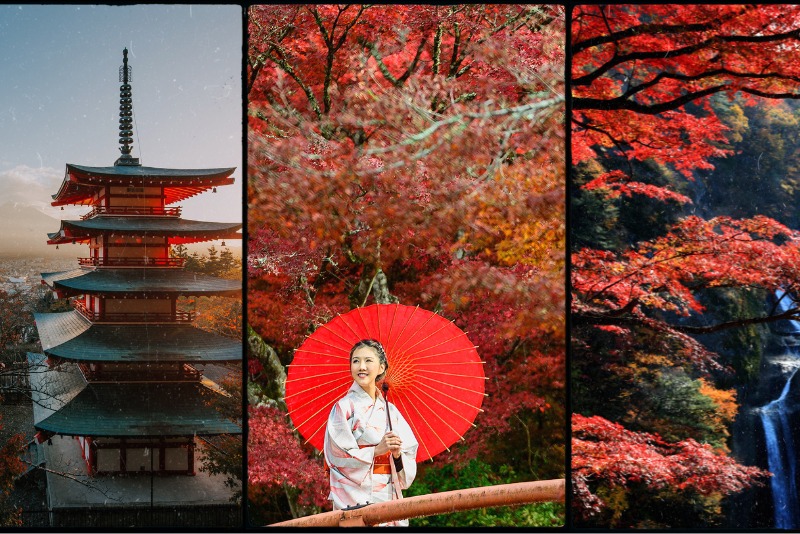 Japan Autumn Weather - Fall foliage spots japan